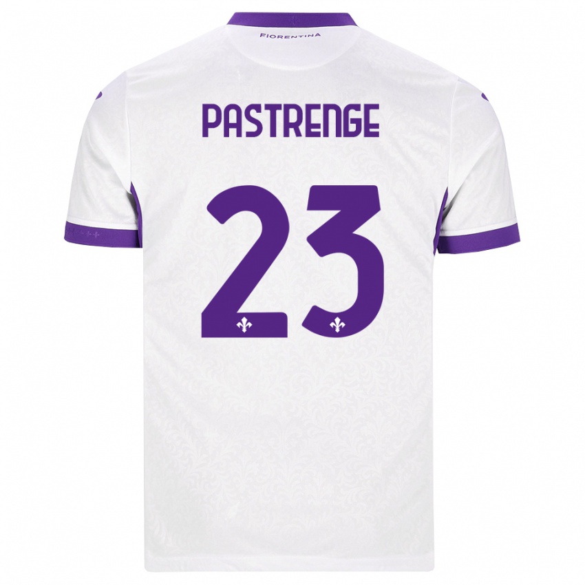 גברים Lucia Pastrenge #23 לבן סגול הרחק ג'רזי 2026/27 חולצה קצרה