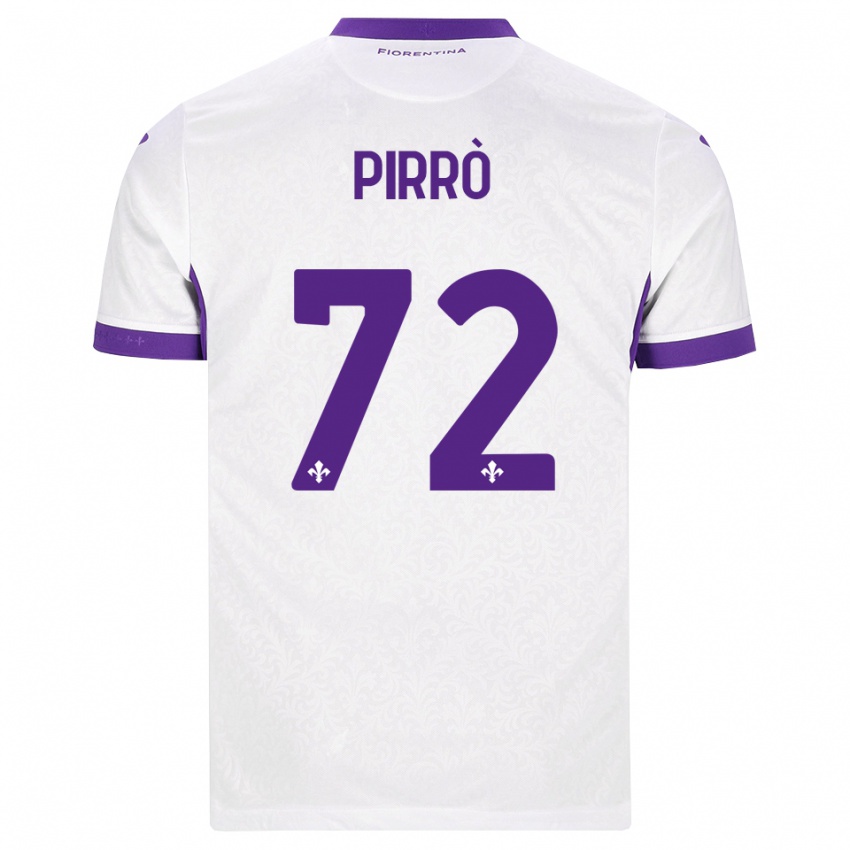 גברים Antonio Pirrò #72 לבן סגול הרחק ג'רזי 2026/27 חולצה קצרה