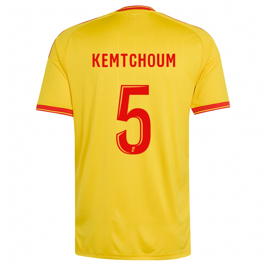 נשים Noé Kemtchoum #5 זהב כתום אדום ג'רזי ביתית 2026/27 חולצה קצרה