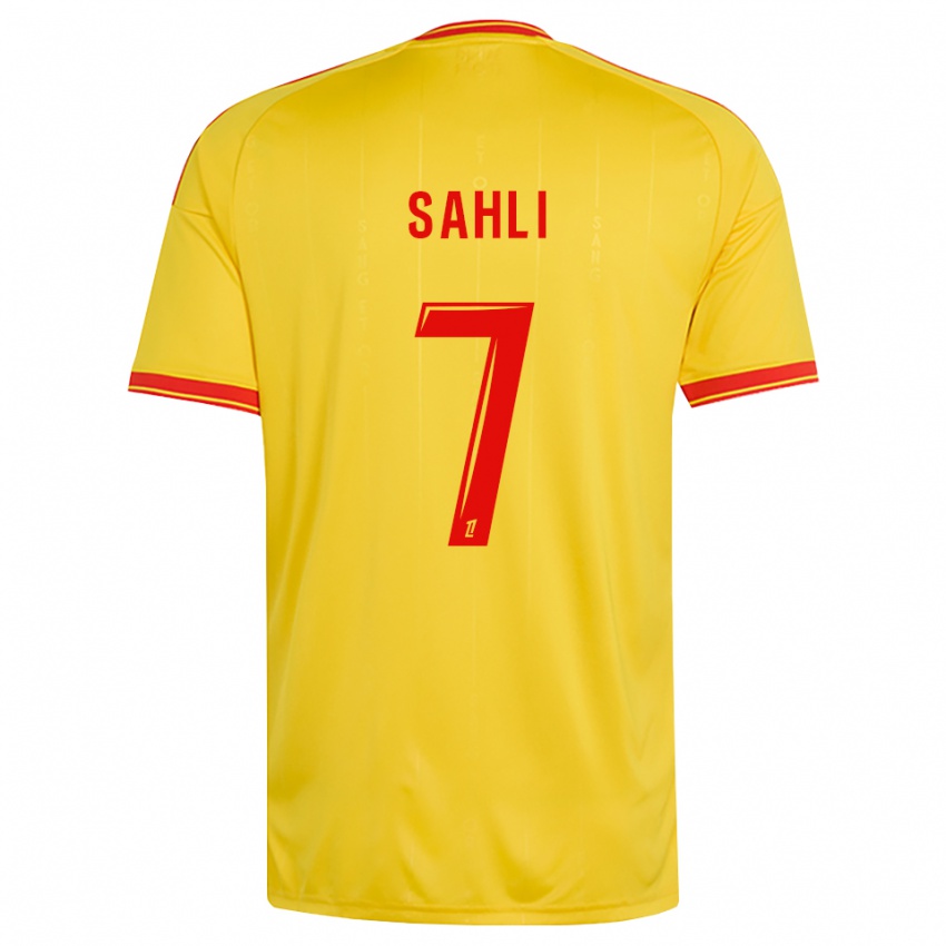 נשים Wael Sahli #7 זהב כתום אדום ג'רזי ביתית 2026/27 חולצה קצרה