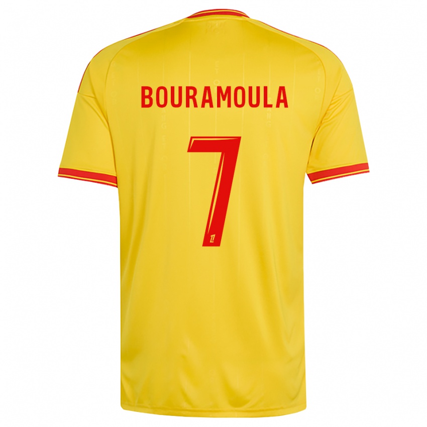 נשים Ilies Bouramoula #7 זהב כתום אדום ג'רזי ביתית 2026/27 חולצה קצרה