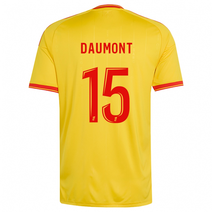 נשים Camille Daumont #15 זהב כתום אדום ג'רזי ביתית 2026/27 חולצה קצרה