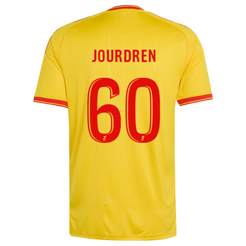 נשים Ilan Jourdren #60 זהב כתום אדום ג'רזי ביתית 2026/27 חולצה קצרה