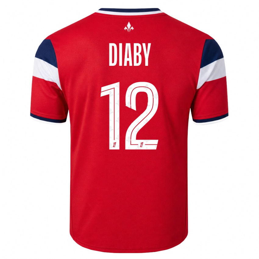 נשים Bafodé Diaby #12 אדום לבן כחול מלכותי ג'רזי ביתית 2026/27 חולצה קצרה