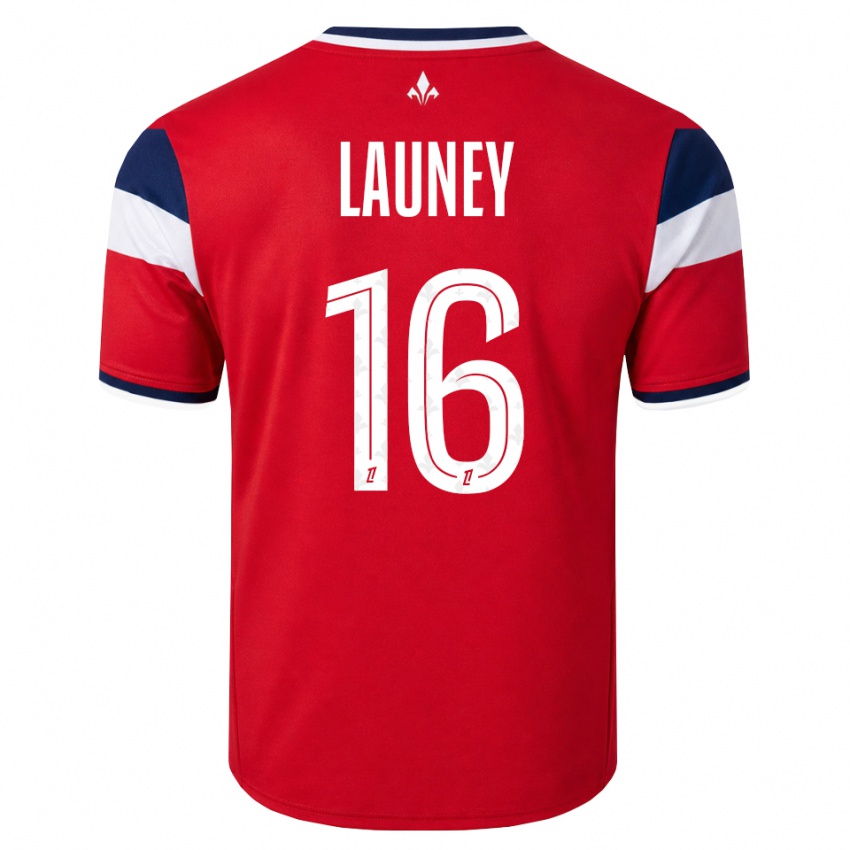 נשים Elisa Launey #16 אדום לבן כחול מלכותי ג'רזי ביתית 2026/27 חולצה קצרה