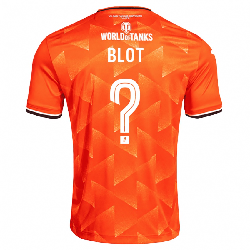 נשים Enzo Blot #0 כתום לבן שחור ג'רזי ביתית 2026/27 חולצה קצרה