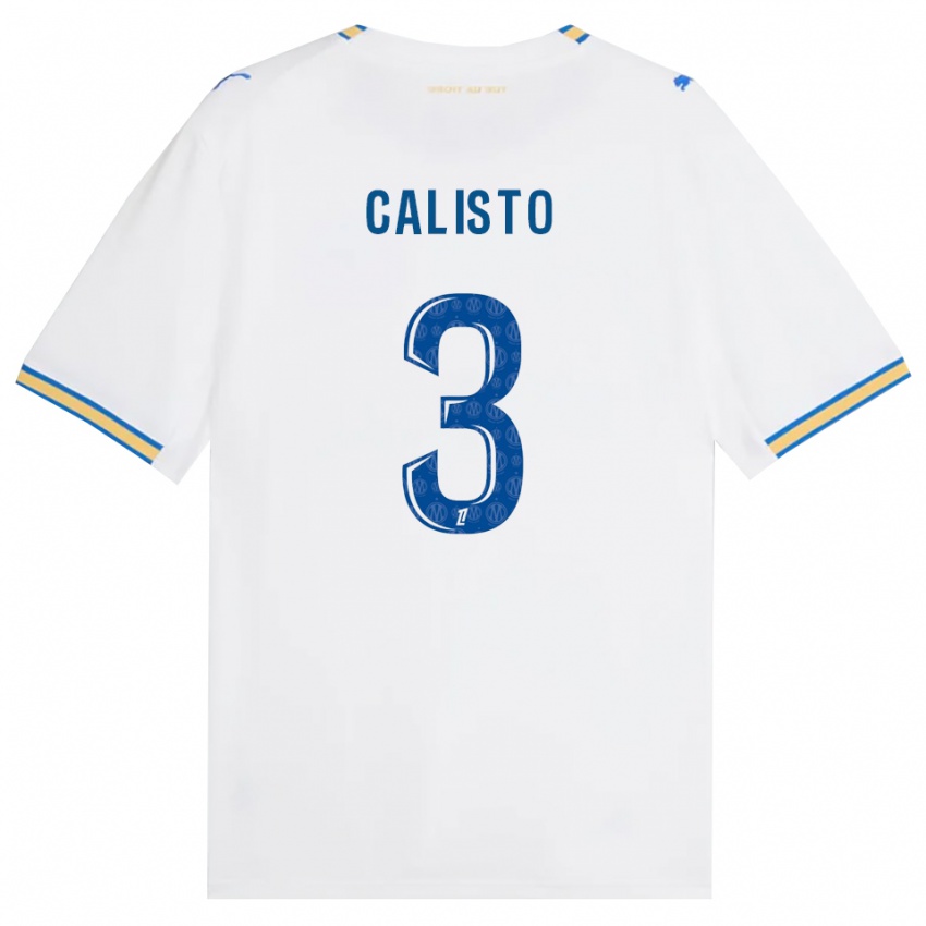 נשים Gianni Calisto #3 כחול דודג' לבן ג'רזי ביתית 2026/27 חולצה קצרה