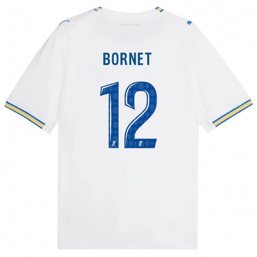 נשים Camille Bornet #12 כחול דודג' לבן ג'רזי ביתית 2026/27 חולצה קצרה