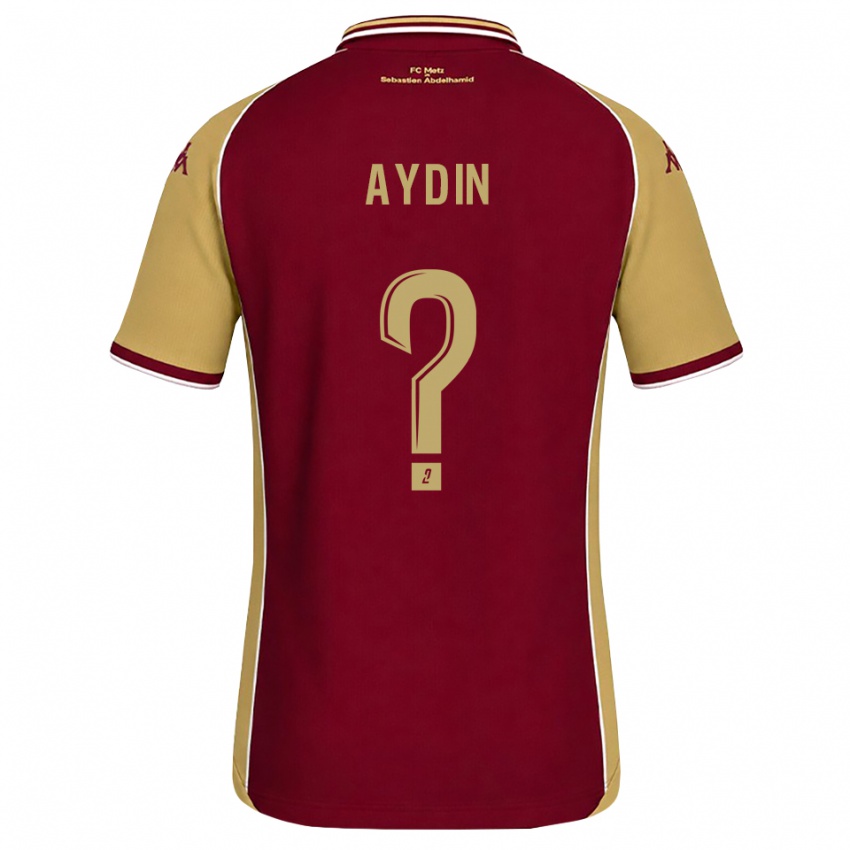 נשים Oguzhan Aydin #0 זהב אדום כהה ג'רזי ביתית 2026/27 חולצה קצרה