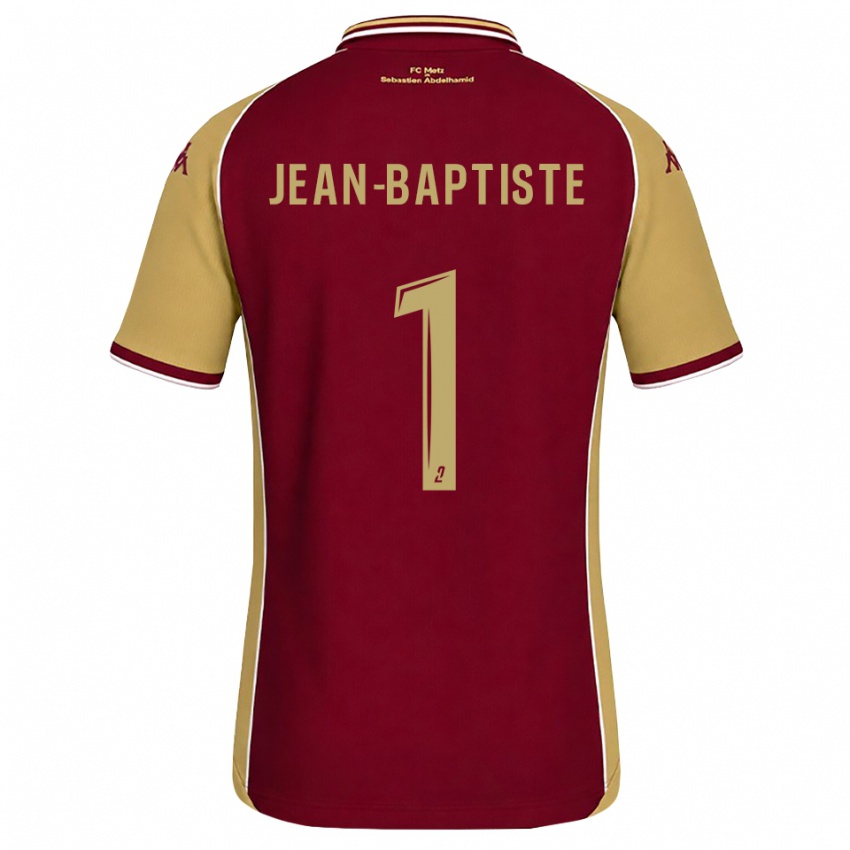 נשים Romain Jean-Baptiste #1 זהב אדום כהה ג'רזי ביתית 2026/27 חולצה קצרה