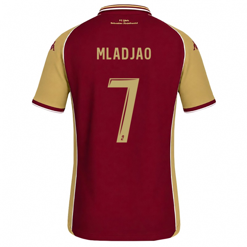 נשים Yaniss Mladjao #7 זהב אדום כהה ג'רזי ביתית 2026/27 חולצה קצרה