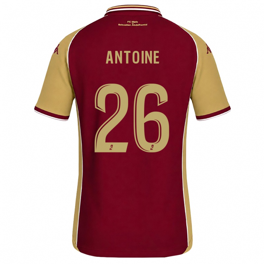נשים Maud Antoine #26 זהב אדום כהה ג'רזי ביתית 2026/27 חולצה קצרה
