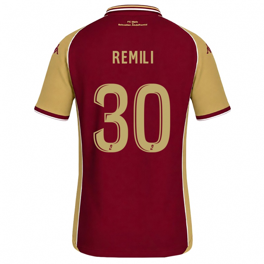 נשים Célia Remili #30 זהב אדום כהה ג'רזי ביתית 2026/27 חולצה קצרה