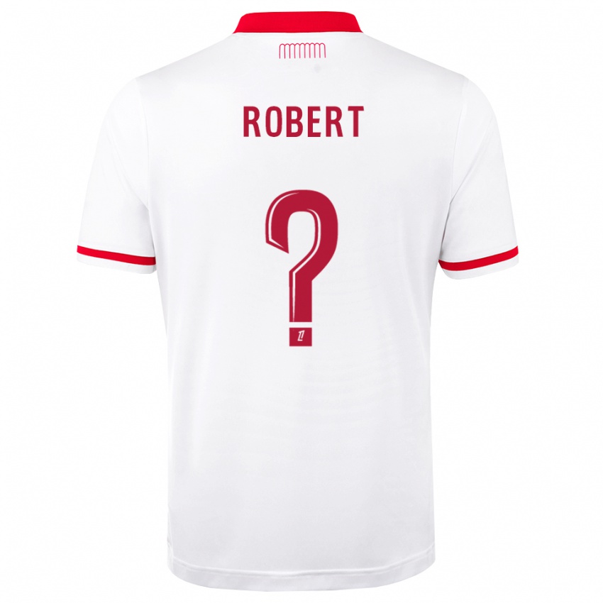 נשים Imrane Robert #0 אדום לבן ג'רזי ביתית 2026/27 חולצה קצרה