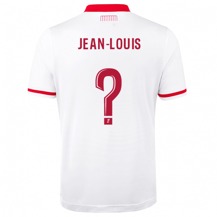 נשים Waren Jean-Louis #0 אדום לבן ג'רזי ביתית 2026/27 חולצה קצרה