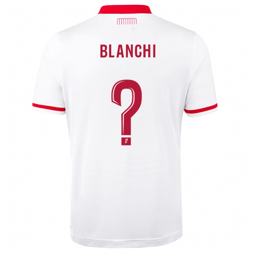 נשים Florian Blanchi #0 אדום לבן ג'רזי ביתית 2026/27 חולצה קצרה