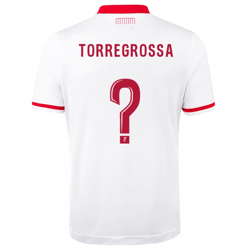 נשים Hugo Torregrossa #0 אדום לבן ג'רזי ביתית 2026/27 חולצה קצרה