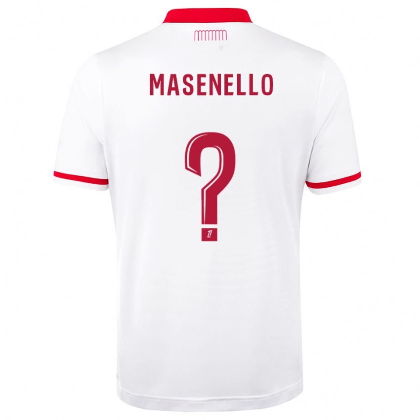נשים Tristan Masenello #0 אדום לבן ג'רזי ביתית 2026/27 חולצה קצרה