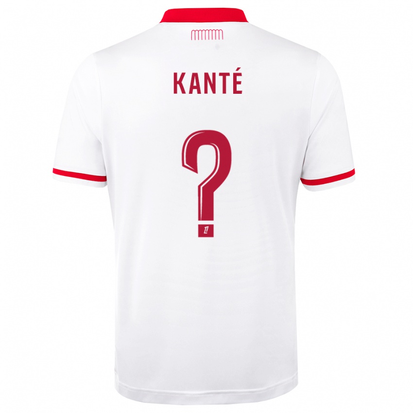נשים Hamidou Kanté #0 אדום לבן ג'רזי ביתית 2026/27 חולצה קצרה