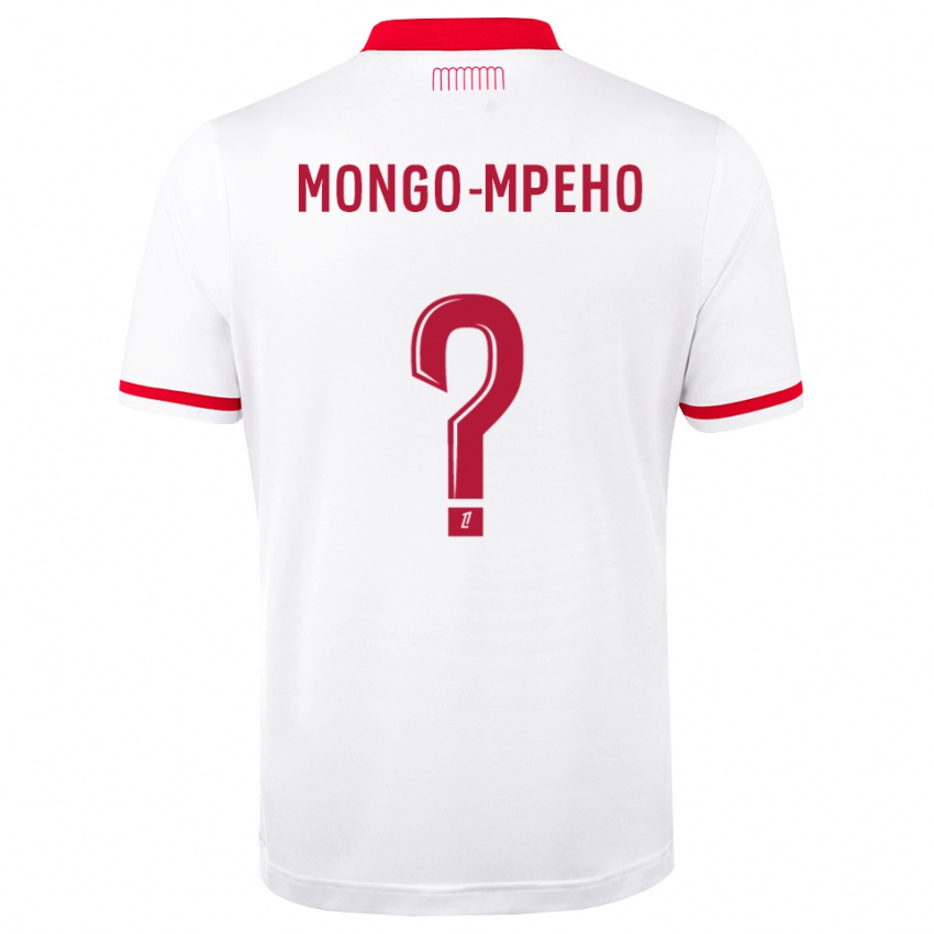 נשים Djordan Mongo-Mpeho #0 אדום לבן ג'רזי ביתית 2026/27 חולצה קצרה