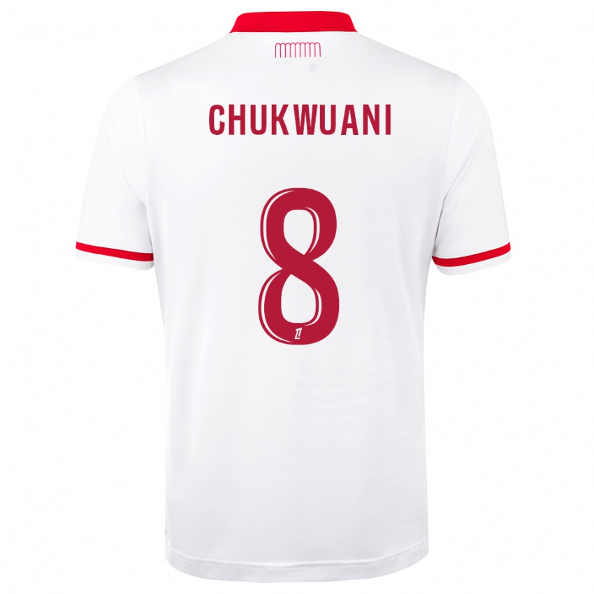 נשים Ekene Chukwuani #8 אדום לבן ג'רזי ביתית 2026/27 חולצה קצרה