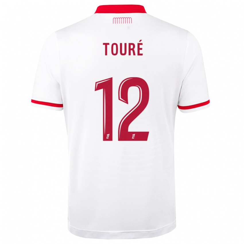 נשים Ilane Touré #12 אדום לבן ג'רזי ביתית 2026/27 חולצה קצרה