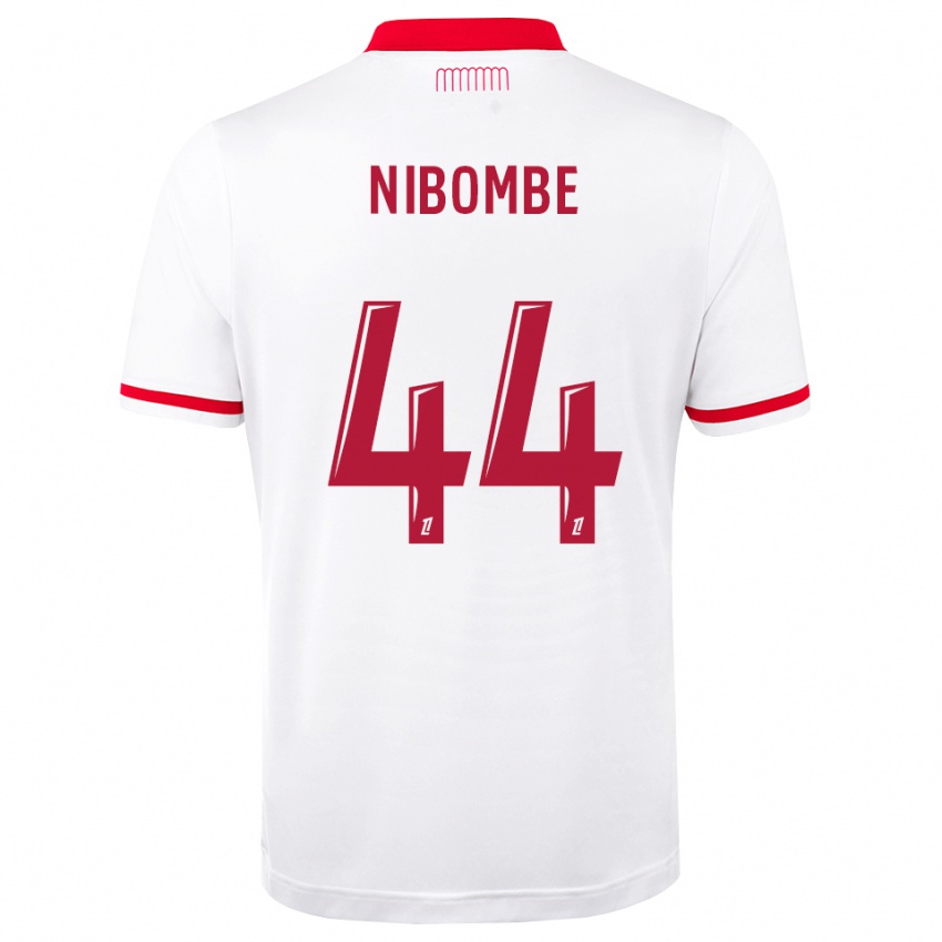 נשים Samuel Nibombe #44 אדום לבן ג'רזי ביתית 2026/27 חולצה קצרה