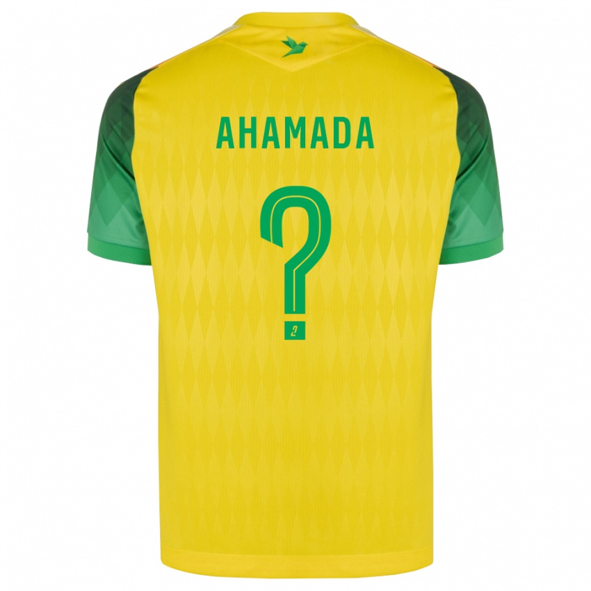 נשים Houssam Ahamada #0 ירוק צהוב אדום ג'רזי ביתית 2026/27 חולצה קצרה