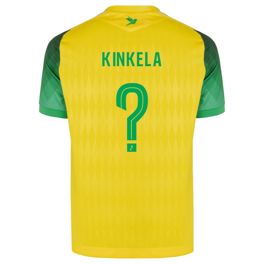 נשים Anthony Kinkela #0 ירוק צהוב אדום ג'רזי ביתית 2026/27 חולצה קצרה