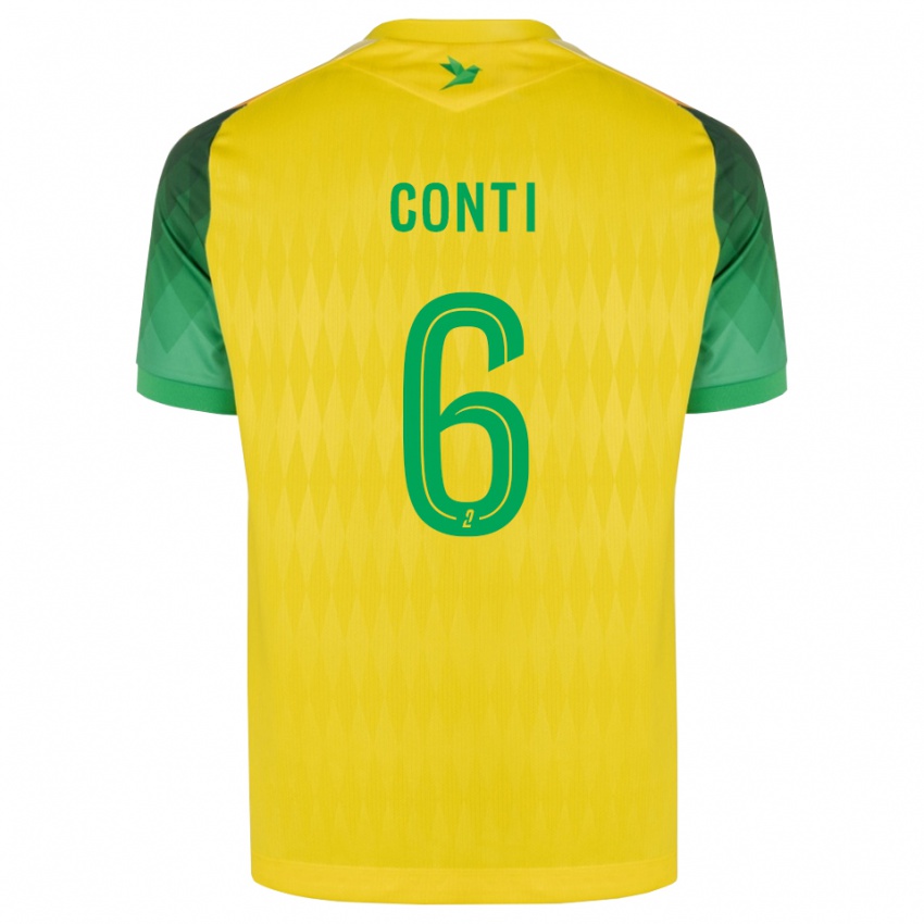 נשים Alexandre Conti #6 ירוק צהוב אדום ג'רזי ביתית 2026/27 חולצה קצרה