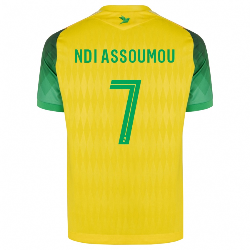 נשים Frédéric Ndi Assoumou #7 ירוק צהוב אדום ג'רזי ביתית 2026/27 חולצה קצרה