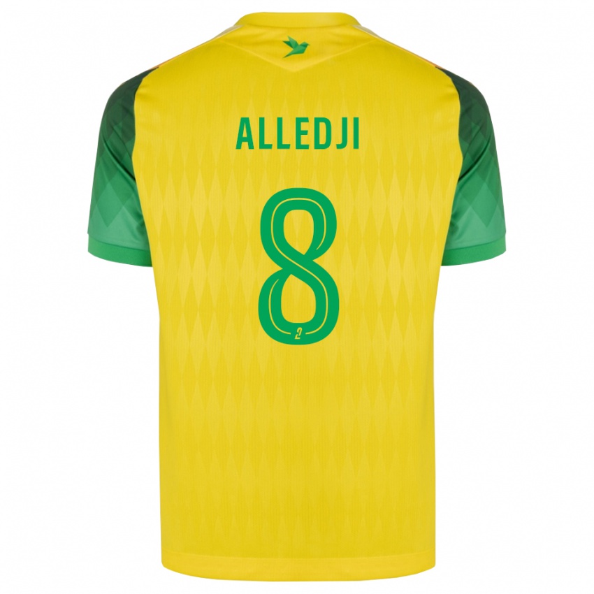 נשים Ezekiel Alledji #8 ירוק צהוב אדום ג'רזי ביתית 2026/27 חולצה קצרה