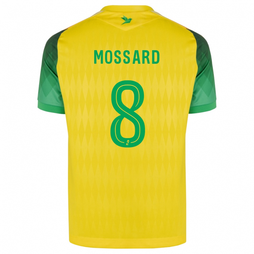 נשים Juliette Mossard #8 ירוק צהוב אדום ג'רזי ביתית 2026/27 חולצה קצרה