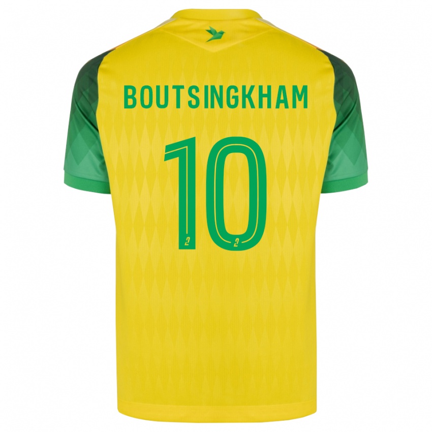 נשים Hugo Boutsingkham #10 ירוק צהוב אדום ג'רזי ביתית 2026/27 חולצה קצרה