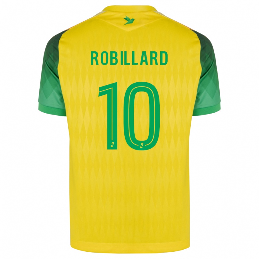 נשים Camille Robillard #10 ירוק צהוב אדום ג'רזי ביתית 2026/27 חולצה קצרה