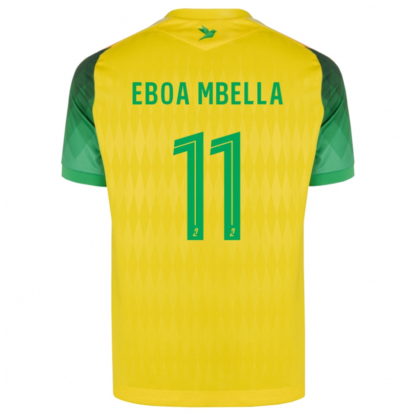 נשים Eden Eboa Mbella #11 ירוק צהוב אדום ג'רזי ביתית 2026/27 חולצה קצרה