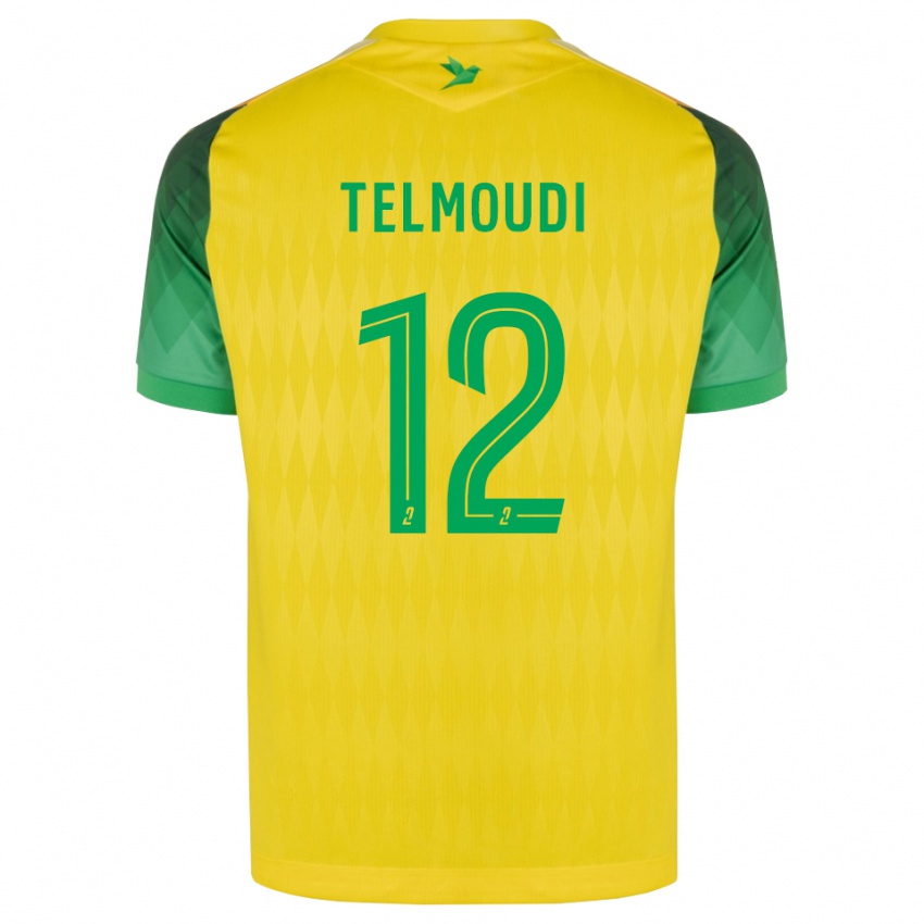 נשים Naïm Telmoudi #12 ירוק צהוב אדום ג'רזי ביתית 2026/27 חולצה קצרה