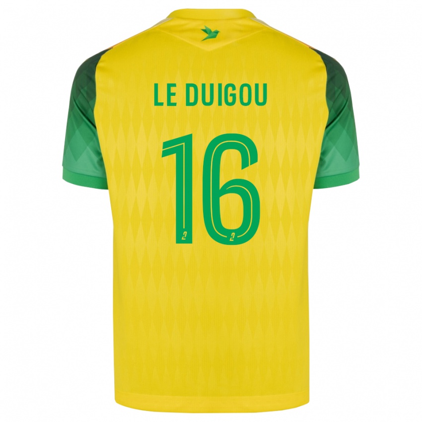 נשים Daniel Le Duigou #16 ירוק צהוב אדום ג'רזי ביתית 2026/27 חולצה קצרה