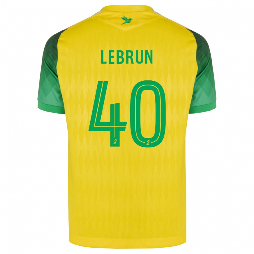 נשים Lisa Lebrun #40 ירוק צהוב אדום ג'רזי ביתית 2026/27 חולצה קצרה