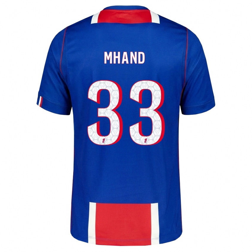 נשים Ilian Mhand #33 אדום לבן כחול ג'רזי ביתית 2026/27 חולצה קצרה