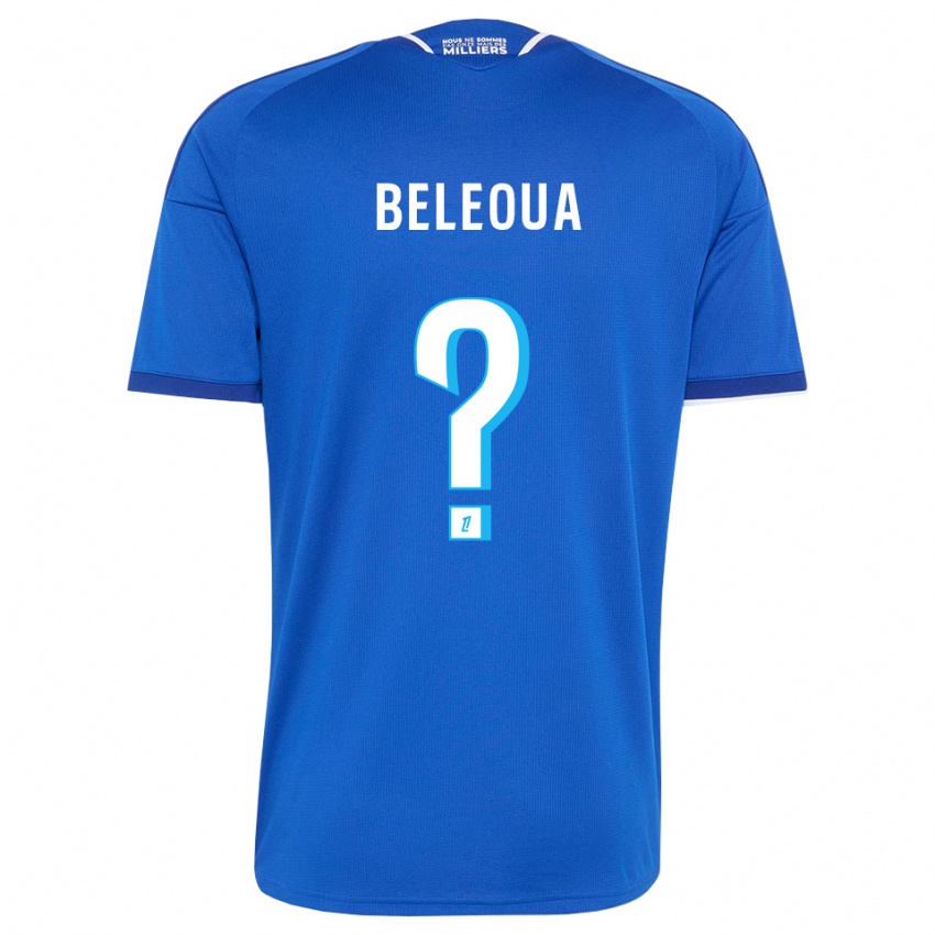 נשים Djibril Beleoua #0 כחול מלכותי לבן ג'רזי ביתית 2026/27 חולצה קצרה