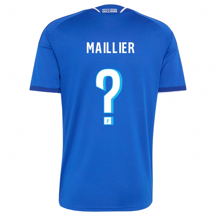 נשים Pauline Maillier #0 כחול מלכותי לבן ג'רזי ביתית 2026/27 חולצה קצרה