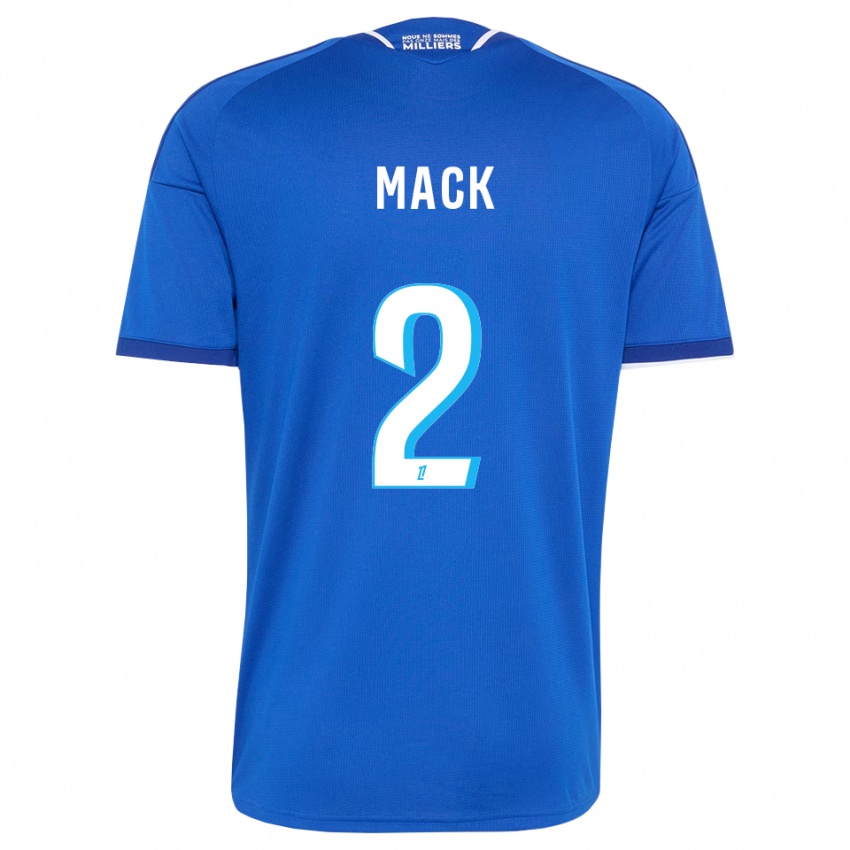 נשים Hugo Mack #2 כחול מלכותי לבן ג'רזי ביתית 2026/27 חולצה קצרה