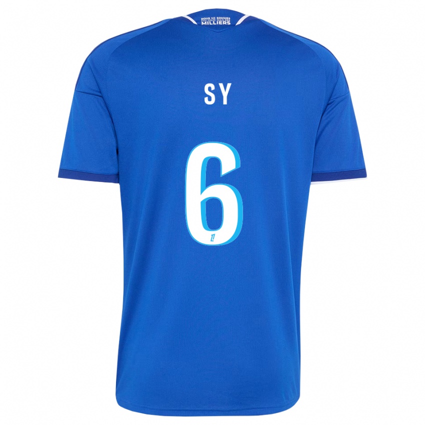 נשים Demba Sy #6 כחול מלכותי לבן ג'רזי ביתית 2026/27 חולצה קצרה