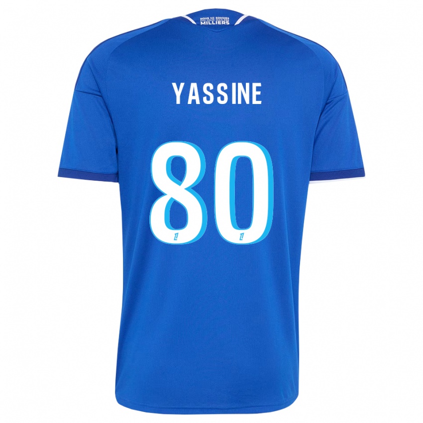 נשים Gessime Yassine #80 כחול מלכותי לבן ג'רזי ביתית 2026/27 חולצה קצרה
