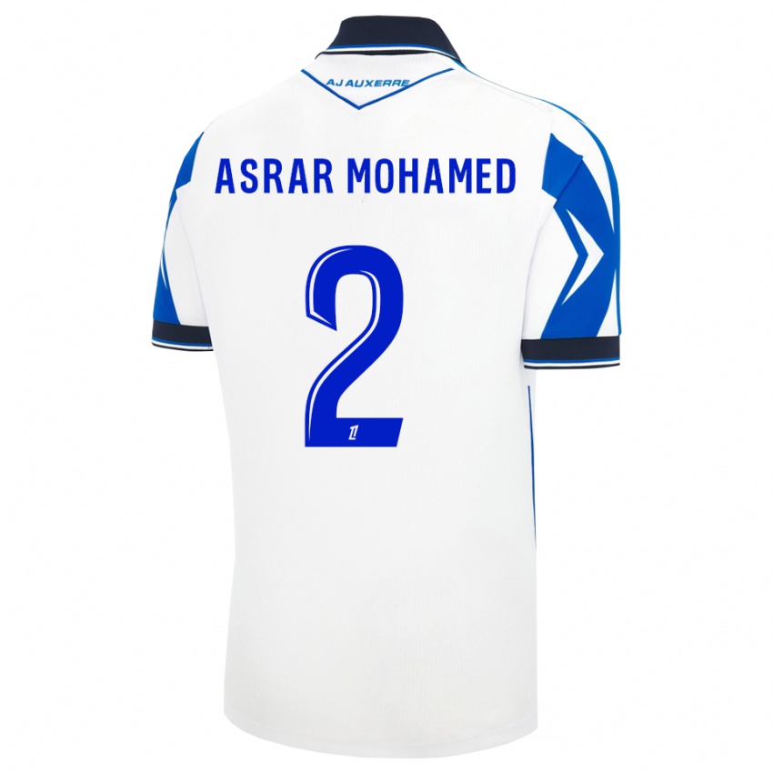 נשים El Asrar Mohamed #2 שחור לבן כחול ג'רזי ביתית 2026/27 חולצה קצרה