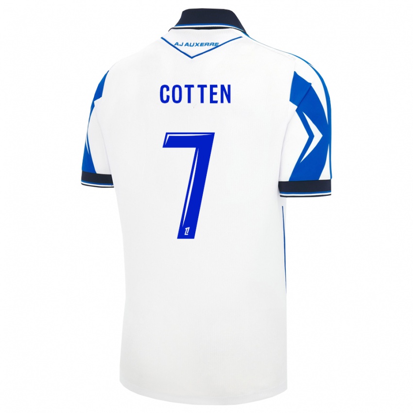 נשים Kenzo Cotten #7 שחור לבן כחול ג'רזי ביתית 2026/27 חולצה קצרה