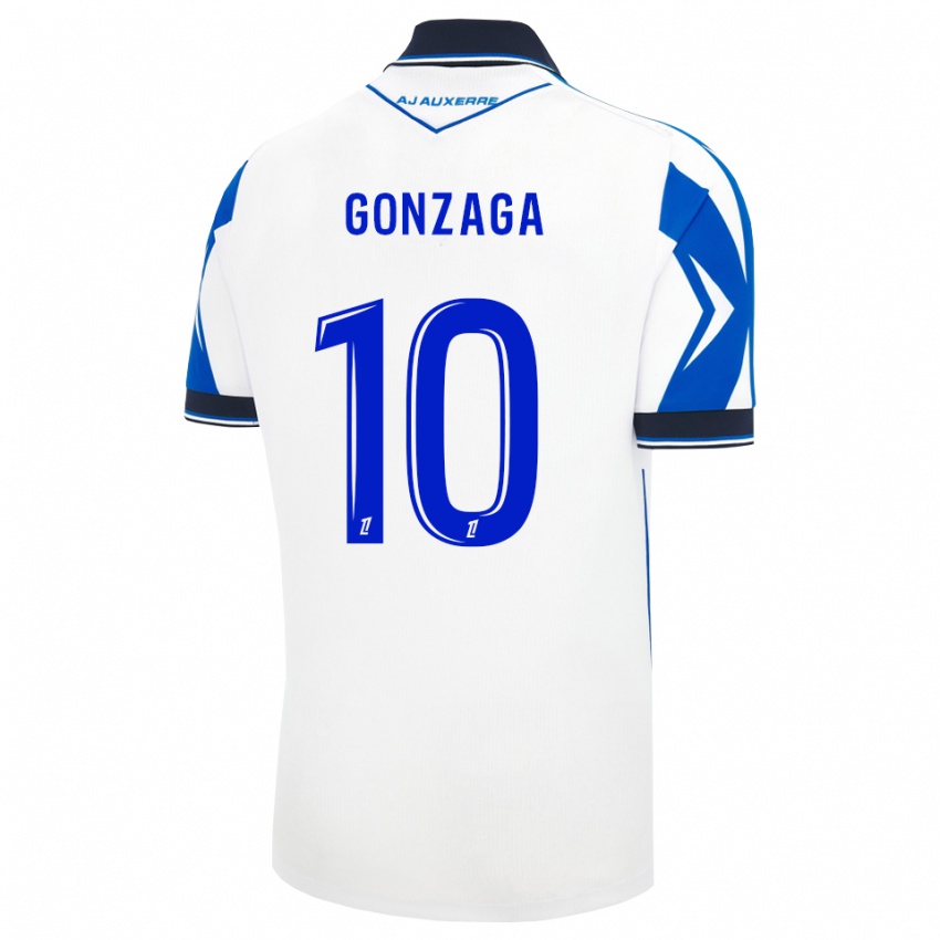 נשים Jamal Gonzaga #10 שחור לבן כחול ג'רזי ביתית 2026/27 חולצה קצרה