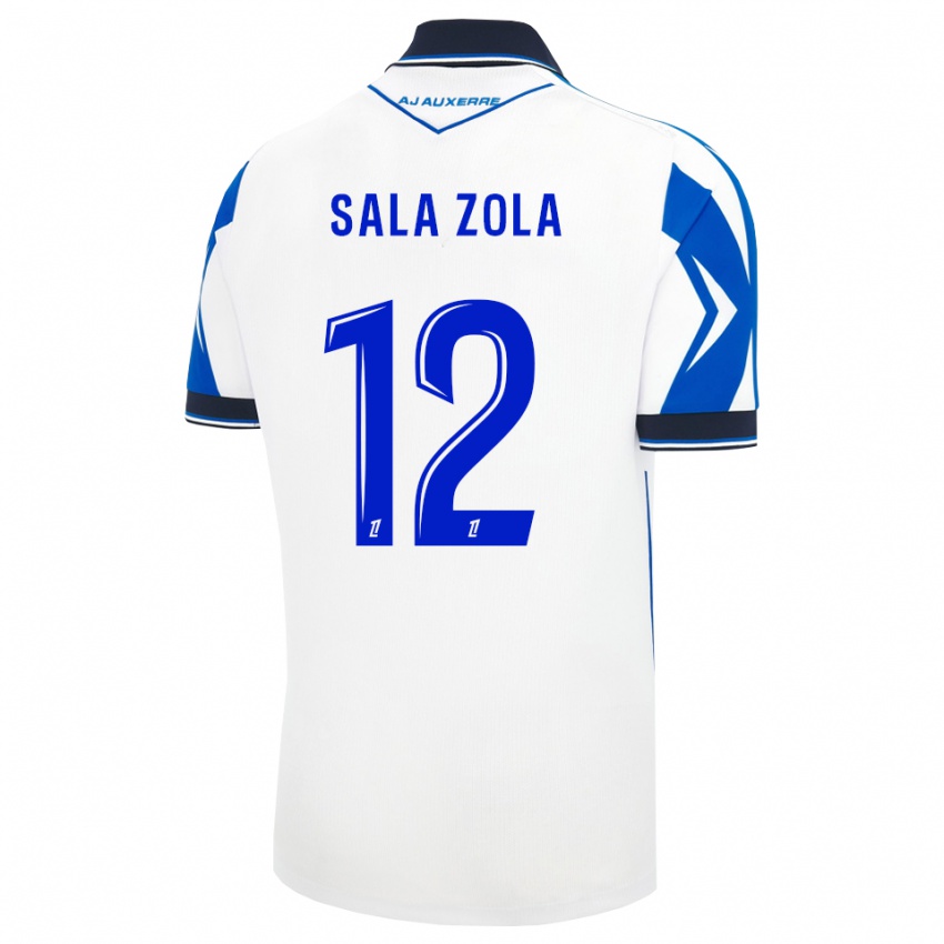 נשים Benaja Sala Zola #12 שחור לבן כחול ג'רזי ביתית 2026/27 חולצה קצרה