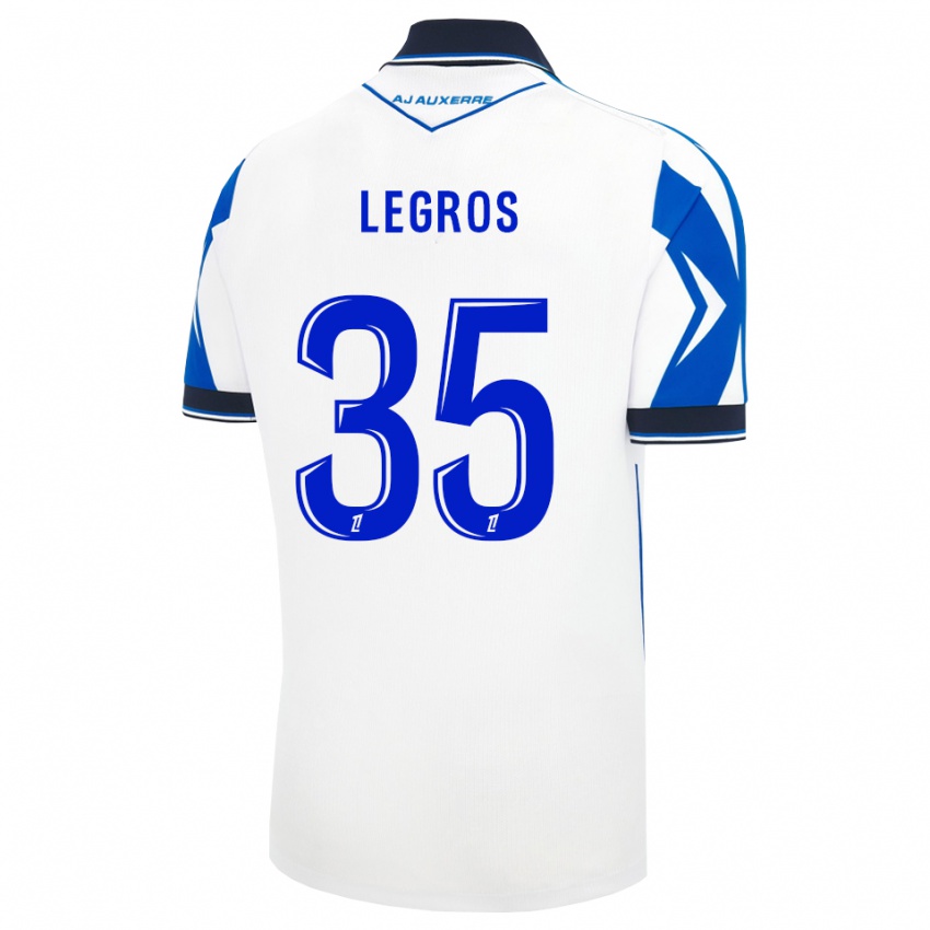 נשים Elikya Legros #35 שחור לבן כחול ג'רזי ביתית 2026/27 חולצה קצרה